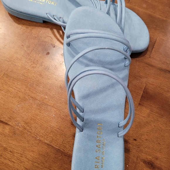 Ilaria Sartori Blue Sandals - Picture 1 of 6